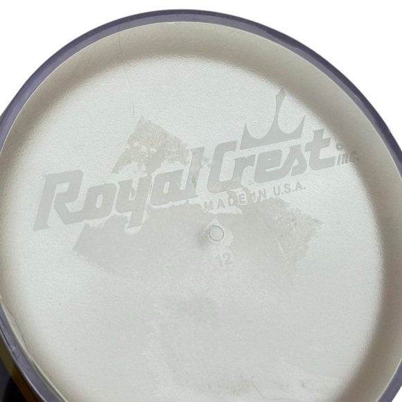 Vintage Royal Crest World Flags Plastic Mug 90s Political Flags Coffee Tea Cup - Picture 5 of 7